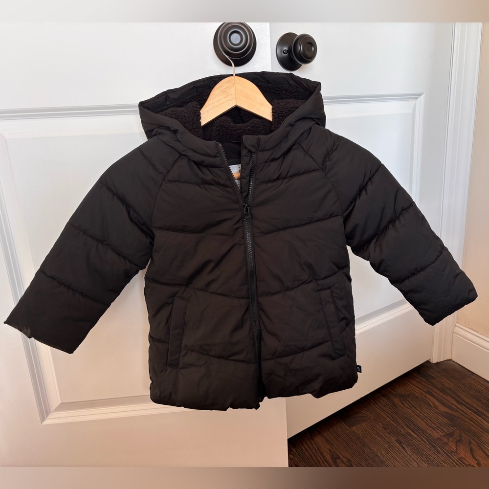 Gap Baby Kids Black Puffer Jacket Size 4 years